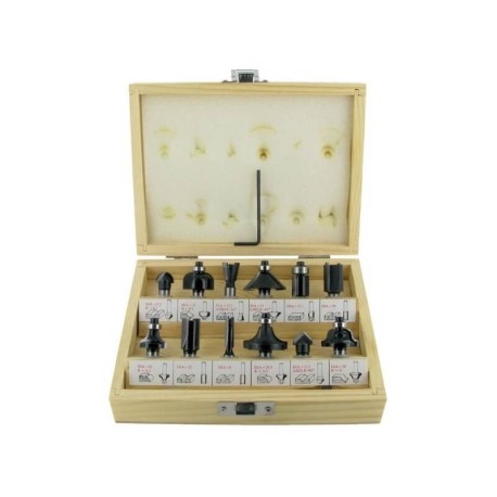 Medžio frezų rinkinys HiKOKI, 12 vnt.