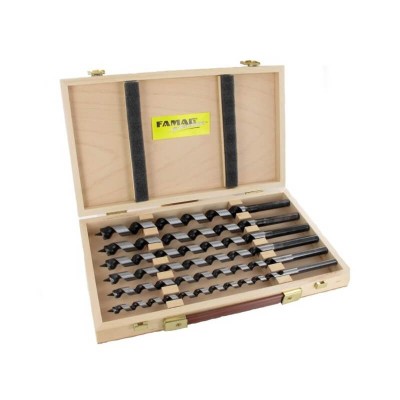 Sraigtinių medžio grąžtų rinkinys FAMAG, 6 dalių