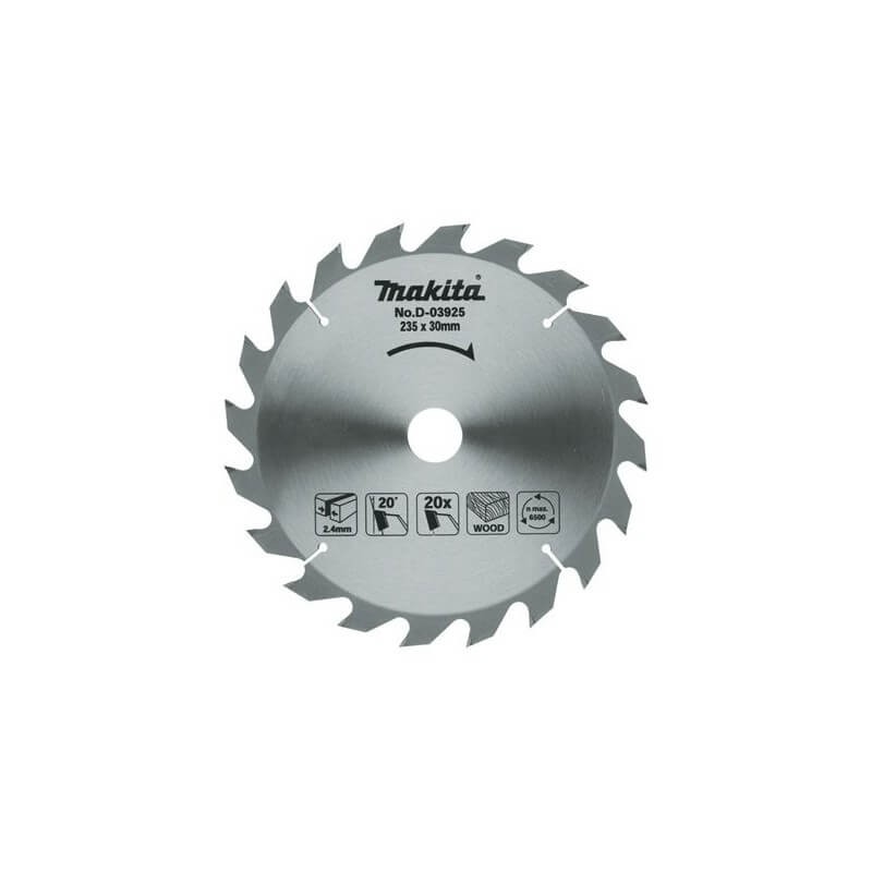 Medžio pjovimo diskas MAKITA 235x30/25x2,4mm 20T