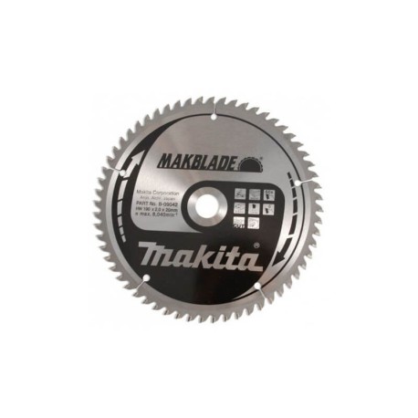 Pjovimo diskas 190x20x2,0mm 60T 5  MAKITA