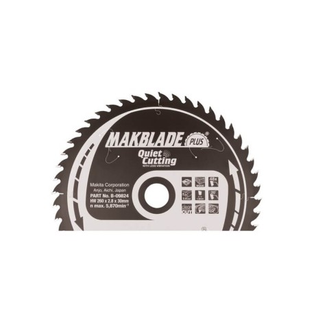 Pjovimo diskas medžiui 250x30x2,8mm 40T 5  MAKITA