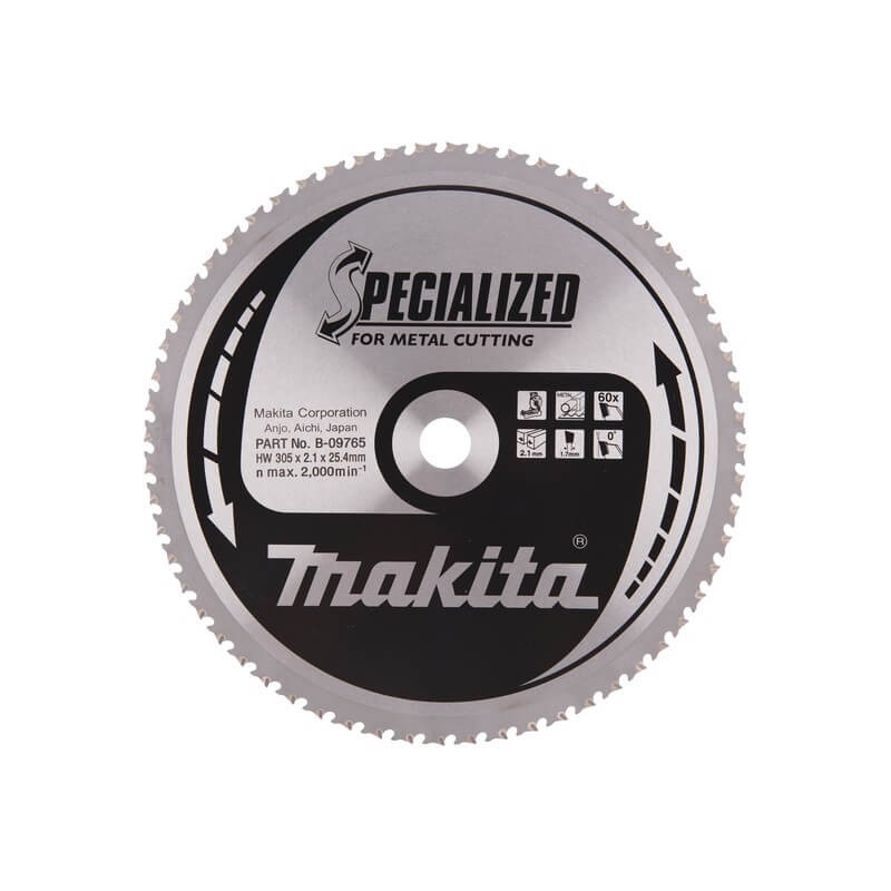 Metalo pjovimo diskas 305x25,4x2,1mm 60T 0  MAKITA