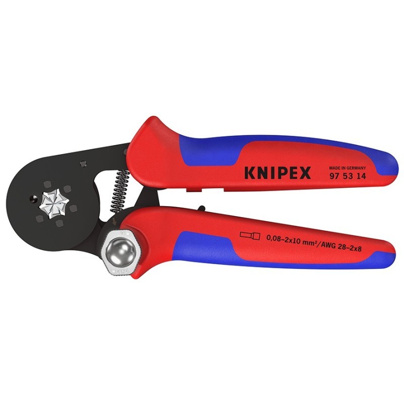 Antgalių užspaudimo replės su savaiminiu susireguliavimu KNIPEX 975314