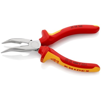 Replės prailgintomis lenktomis žiaunomis elektrikams KNIPEX 2526