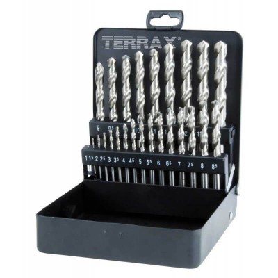 25 dalių grąžtų rinkinys RUKO Terrax HSS