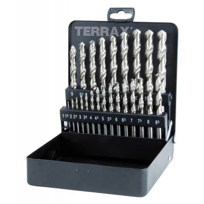 25 dalių grąžtų rinkinys RUKO Terrax HSS
