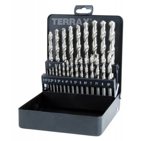 25 dalių grąžtų rinkinys RUKO Terrax HSS