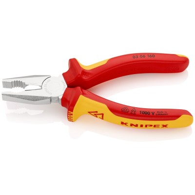 Kombinuotos replės elektrikams KNIPEX 0306160