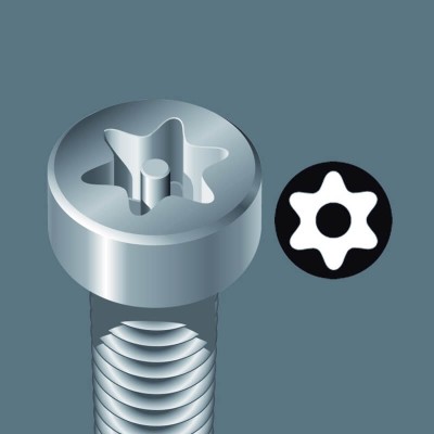 Atsuktuvo antgalis TORX WERA BO 867/1Z TX 27x25mm