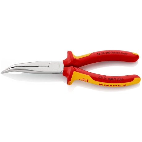 Replės prailgintomis lenktomis žiaunomis KNIPEX 2626