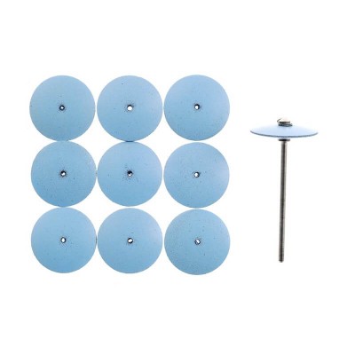 Elastiniai gaubti poliravimo diskeliai Ø22mm  10vnt.  PROXXON