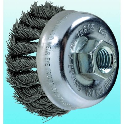 Metalinis šepetys-taurelė Ø65 PFERD TBG INOX 0,35