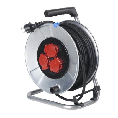 Ilgintuvas su 3 lizdais AS-SCHWABE H05RR-F 3G1,5 50m