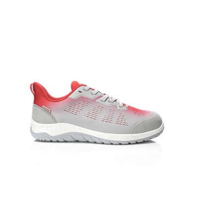 Batai ELTEN Luan Grey-Red Low ESD S1PS, pilki/raudoni, 42