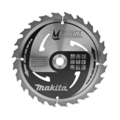 Medžio pjovimo diskas MAKITA 190x15,88x2,0mm 24T 15 