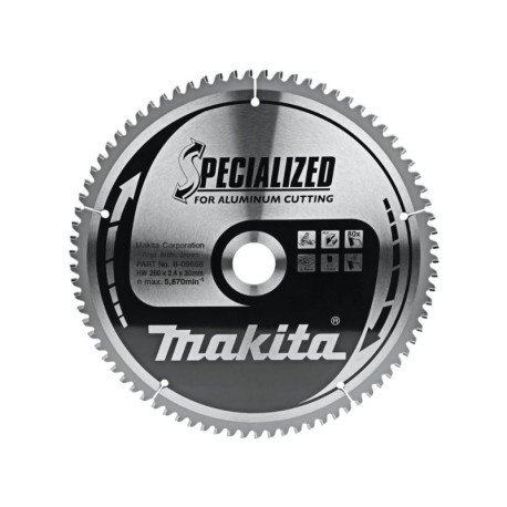 Pjovimo diskas aliuminiui MAKITA 260x30x2,4mm 80T -5 