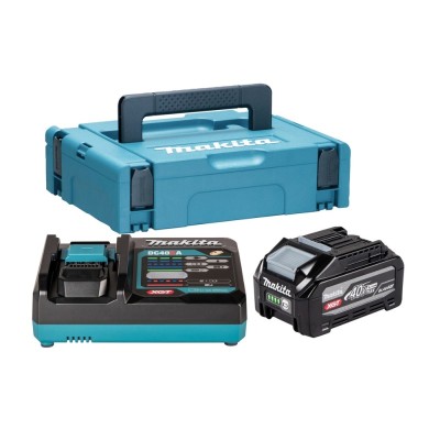 Akumuliatoriaus ir įkroviklio komplektas MAKITA MakPac 40V Max XGT 4,0Ah