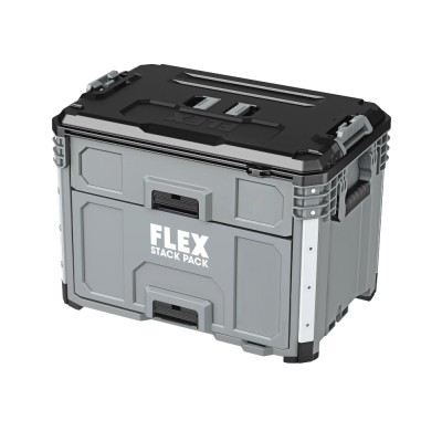 Įrankių dėžė su dviem atidaromais stalčiais FLEX Stack Pack