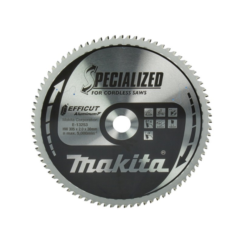 Aliuminio pjovimo diskas MAKITA EFFICUT 305x30mm 81T -3 
