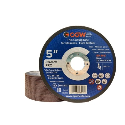 Kampinis šlifuoklis FLEX L850 125mm su Razor diskais, 100vnt.