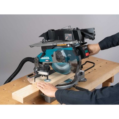 Akumuliatorinės kombinuotos pjovimo staklės MAKITA LH001GZ 40V Max XGT
