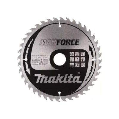Pjovimo diskas medienai MAKITA 210x30x2,4mm 40T 20 