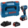 Akumuliatorinis smūginis suktuvas BOSCH GDR 18V-215 2x4,0Ah, GAL 18V-40, L
