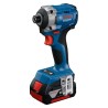 Akumuliatorinis smūginis suktuvas BOSCH GDR 18V-215 2x4,0Ah, GAL 18V-40, L