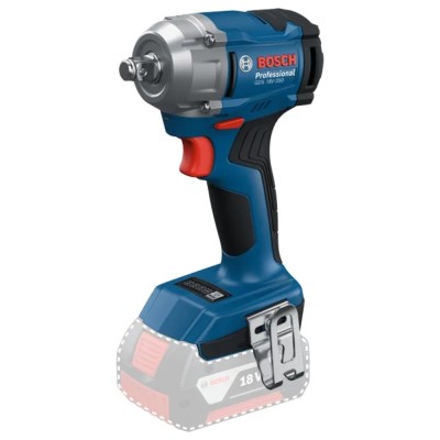 Akumuliatorinis smūginis veržliasukis BOSCH GDS 18V-350 1/2 c. Solo, CT