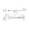 Nekibirkščiuojantis raktas KS TOOLS BRONZEplus 20mm