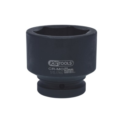 Šešiakampė smūginė galvutė KS TOOLS 1" 60mm