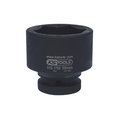 Šešiakampė smūginė galvutė KS TOOLS 1" 55mm