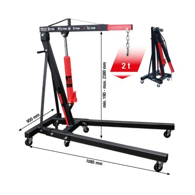 Hidraulinis kranas KS TOOLS 2000kg