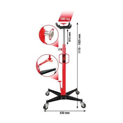 Greičių dėžės keltuvas KS TOOLS 500kg