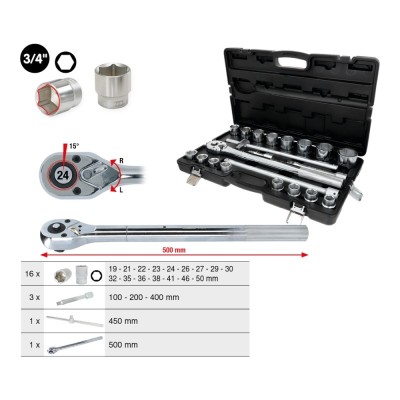 21 dalies sukimo antgalių rinkinys KS TOOLS