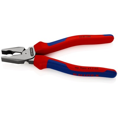 Kombinuotos didelės svertinės jėgos replės KNIPEX 0202200