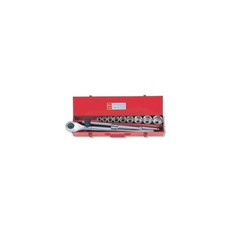 Šešiakampių galvučių rinkinys 3/4" 22-50mm KOKEN