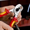 Elektrikų kabelio žirklės KNIPEX 9516, 165mm