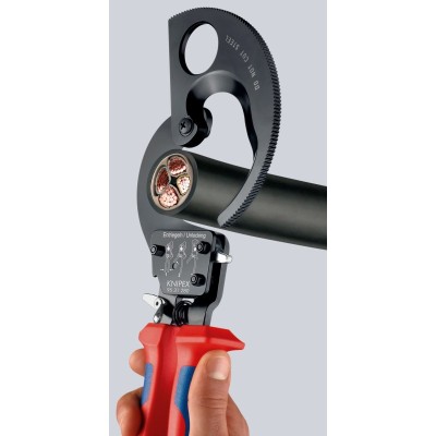 Terkšlinės kabelio žirklės 250mm KNIPEX 9531