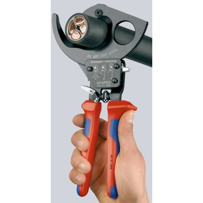 Terkšlinės kabelio žirklės 250mm KNIPEX 9531