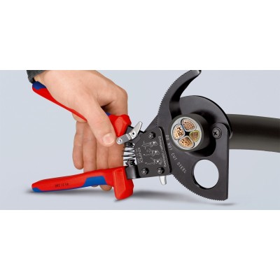 Terkšlinės kabelio žirklės 250mm KNIPEX 9531