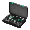 42 dalių terkšlės ir galvučių rinkinys WERA 8100 SA 2 Zyklop Speed 1/4″