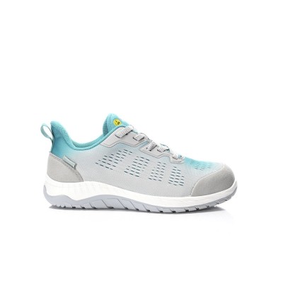 Moteriški batai ELTEN Luana Grey-Turquoise Low ESD S1, pilki, 39