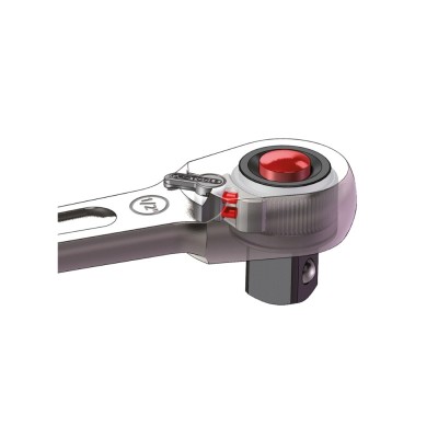 1/4" terkšlė KS TOOLS SlimPOWER