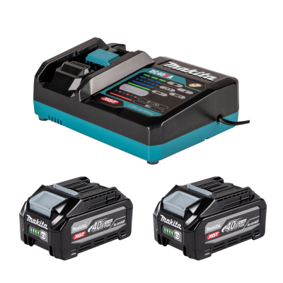 Akumuliatorių ir įkroviklio komplektas MAKITA 40V MAX XGT BL4040F, 2x4,0 Ah
