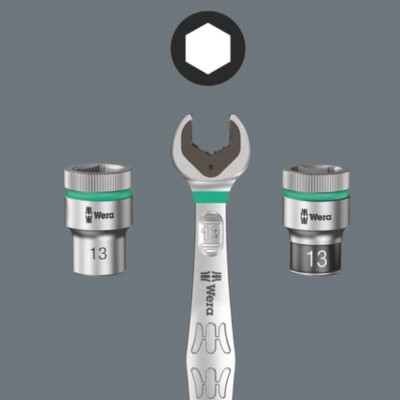 Dvipusių raktų rinkinys WERA 6005 6-12mm