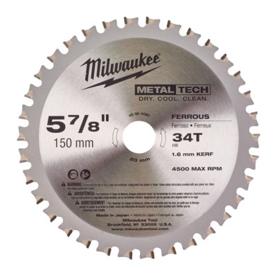 Pjovimo diskas metalui MILWAUKEE M18 FMCS 34HW 150x1,6x20mm