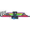 Spalvotų šešiakampių raktų rinkinys WERA 967/9 TORX XL HF