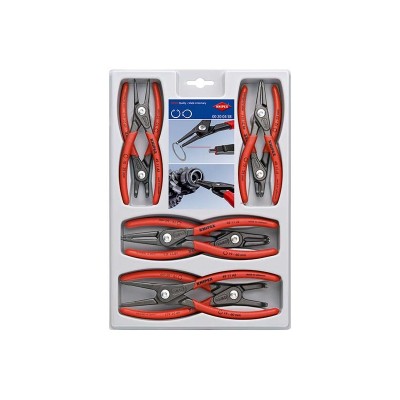 8 dalių replių rinkinys fiksavimo žiedams KNIPEX 002004SB