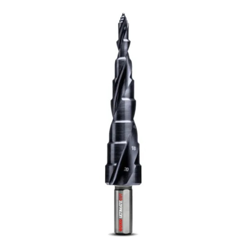 Pakopinis grąžtas RUKO HSS UltimateCut FlowStep Ø6-20mm